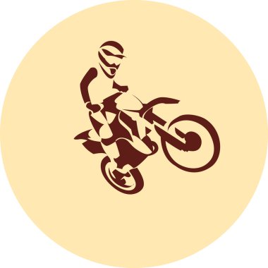 Motocross enduro racer