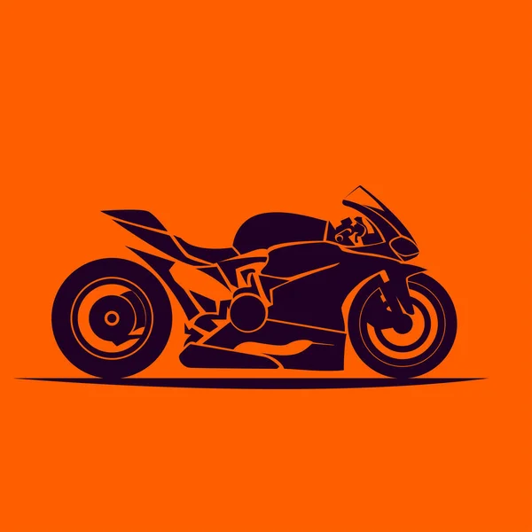 Fast extreme sport bike vector eps10 illustrazione icona — Vettoriale Stock