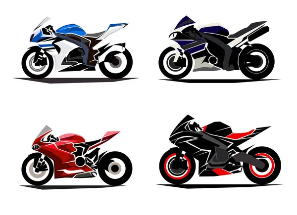 Deporte moto moto dibujo técnico. icono de vector Ilustración De Stock