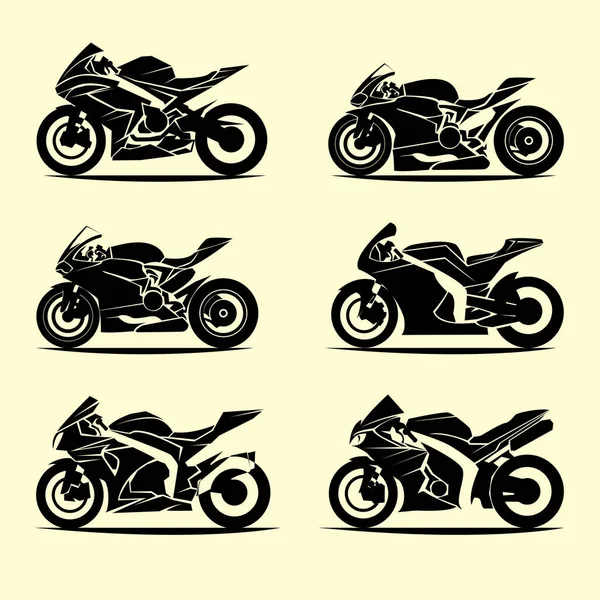 摩托车技术制图.矢量图标 免版税图库插图