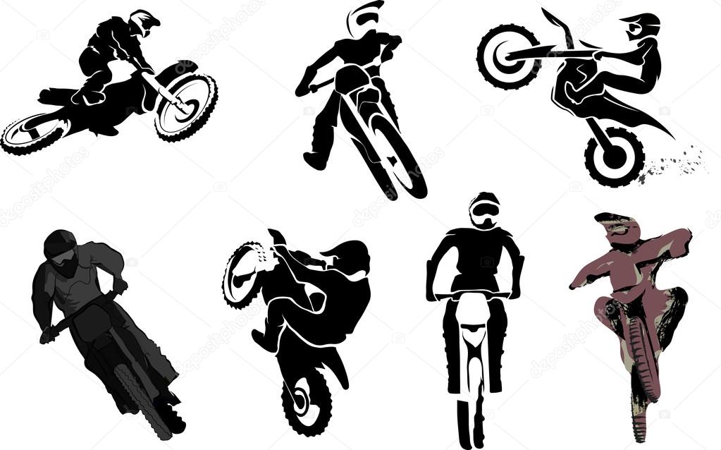 Resultado de imagem para vetor moto trilha  Bike art, Bike drawing, Enduro  motorcycle