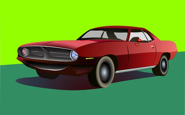 Hermoso coche — Vector de stock