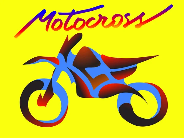 Desporto motocicleta — Vetor de Stock