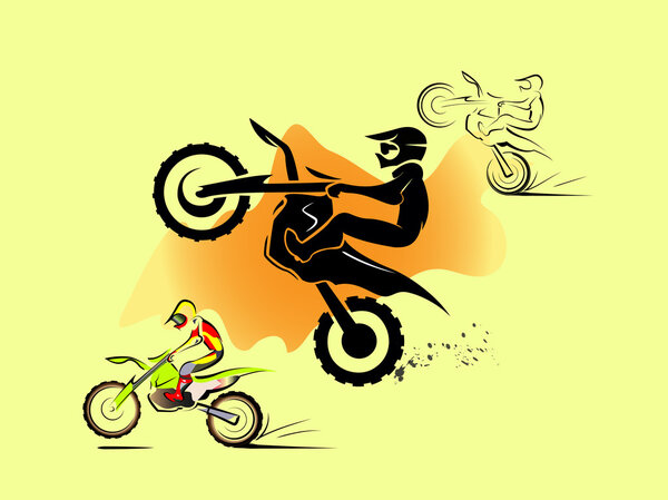 Motocross enduro set