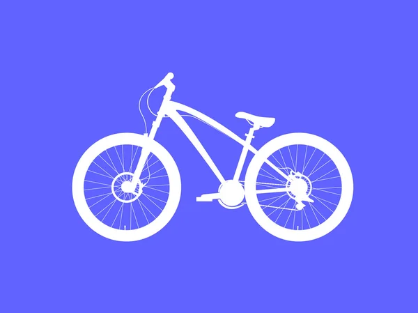 Dirt street Bicycle — Stock Vector