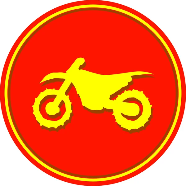 オートバイ スポーツ サイン — ストックベクタ
