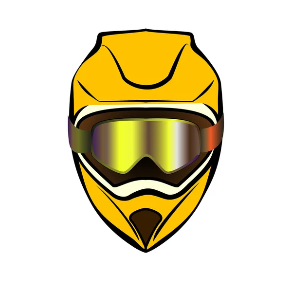 Sport Motorhelm — Stockvector