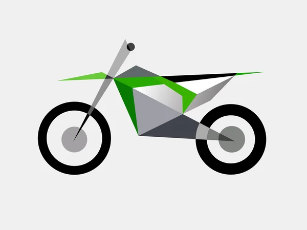 Motocross bike extrém sport — Stock Vector