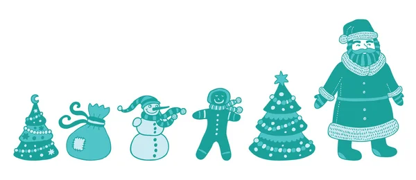 Set de Navidad — Vector de stock