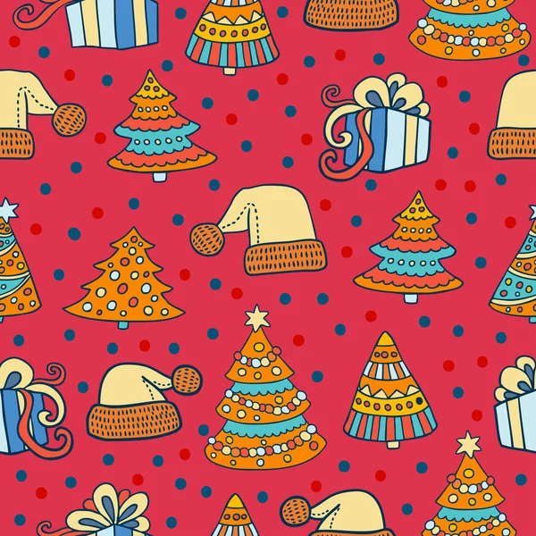 Kerst patroon — Stockvector