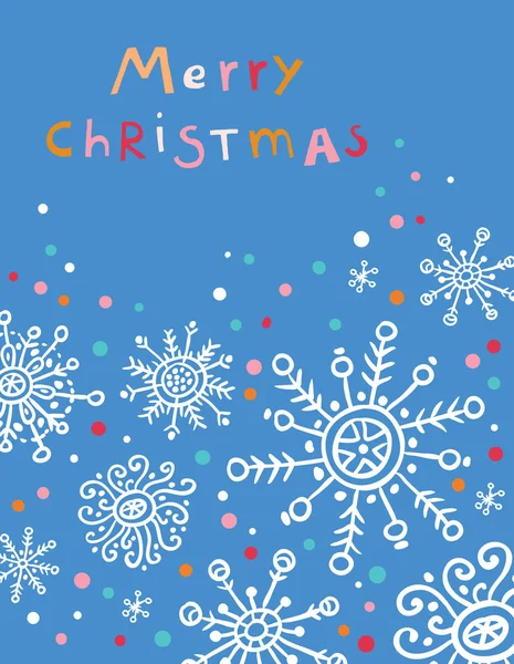 Tarjeta de Navidad — Vector de stock