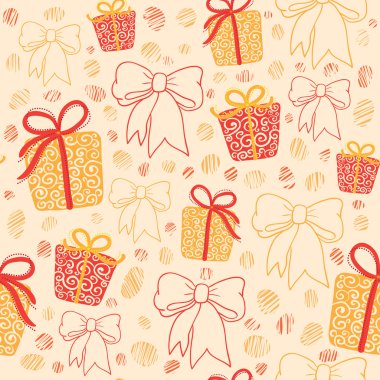 Gifts pattern clipart