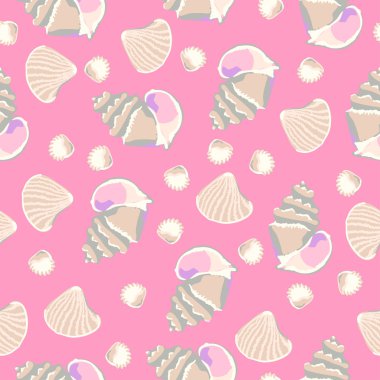 Deniz kabukları desen