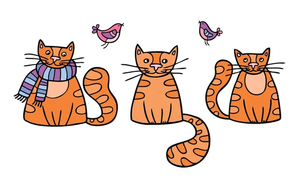 Cats set — Stock Vector