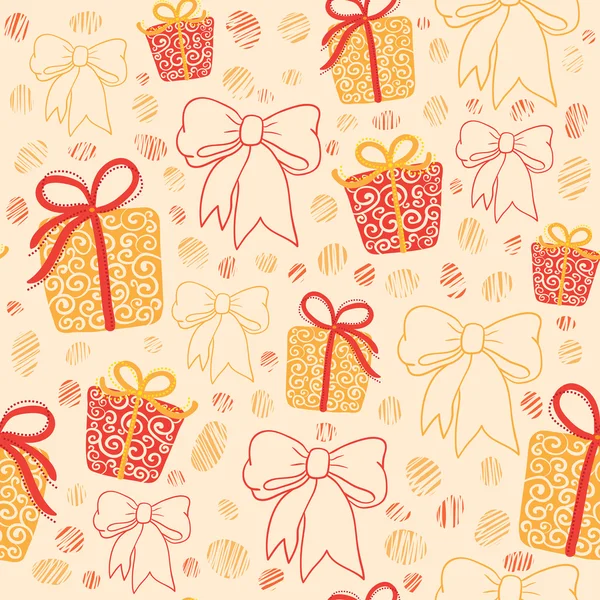 Gifts pattern — Stock Vector