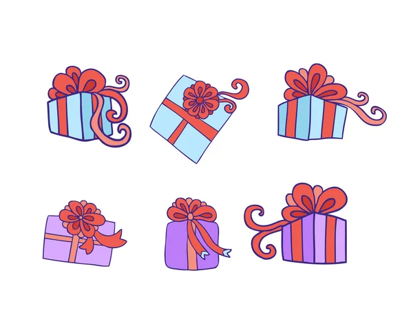 Gifts set — Stock Vector