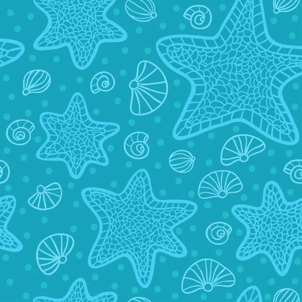 Patrón de peces estrella — Archivo Imágenes Vectoriales