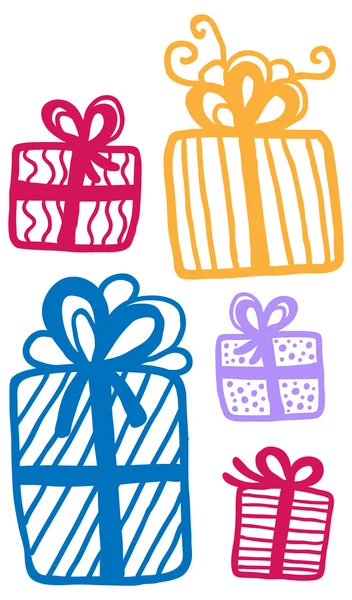 Gifts set — Stock Vector