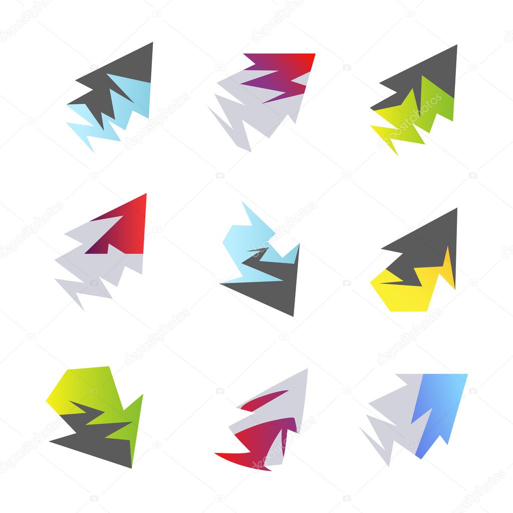 Abstract arrow elements