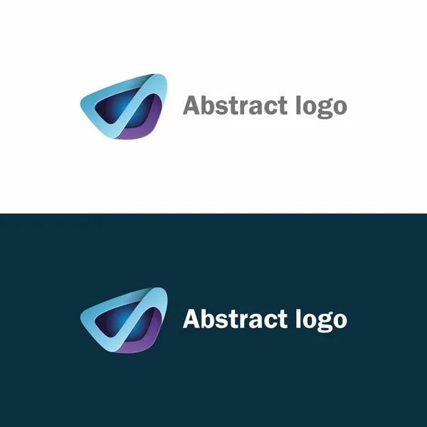 Renkli iş kalıp logo