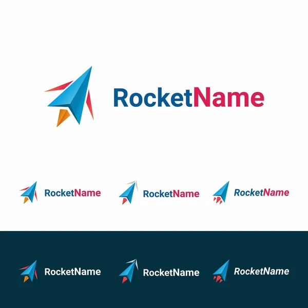 Renkli iş kalıp logo