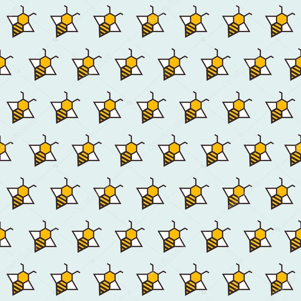 Background of abstract bees. Suitable for decorating , design gifts and any other application