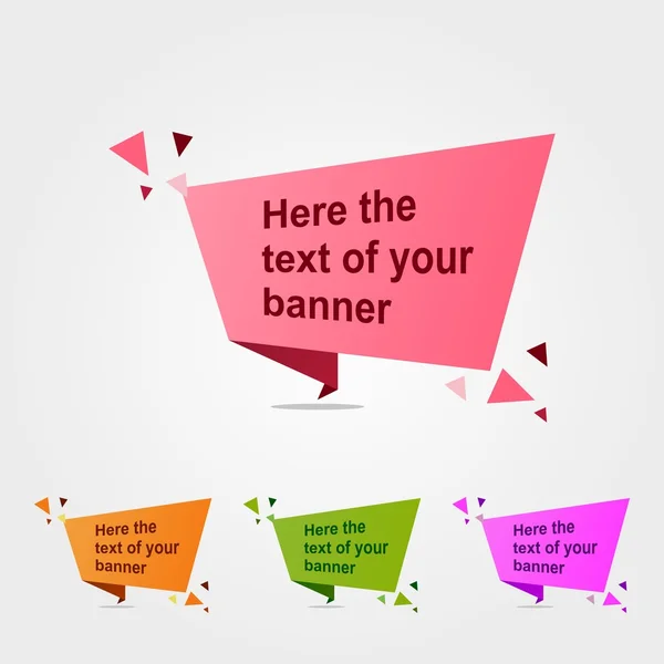 Vektör soyut geometrik origami