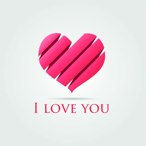 I love you — Stock Vector