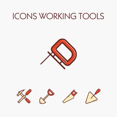 Simgeler worcking araçları