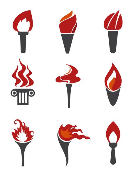 пылающие факелы
