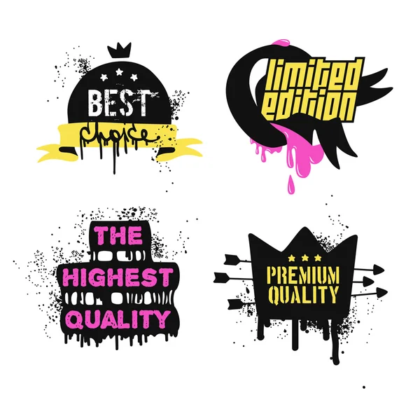 Limited Edition grunge lettering — Stock Vector