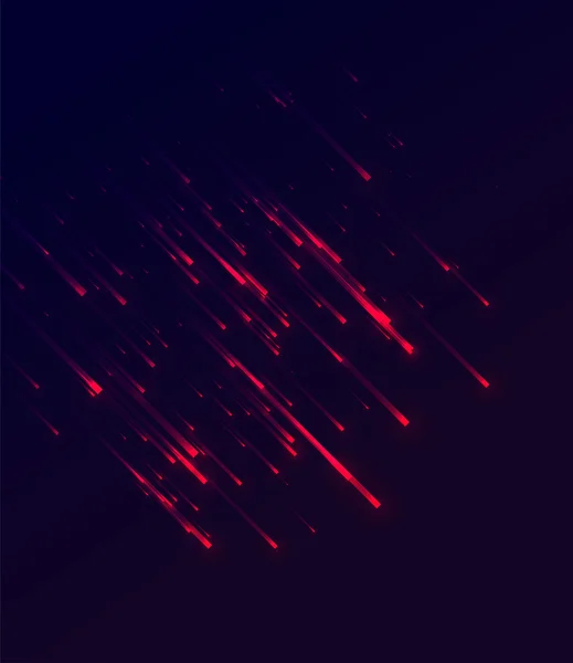 Rayos de luz roja — Vector de stock