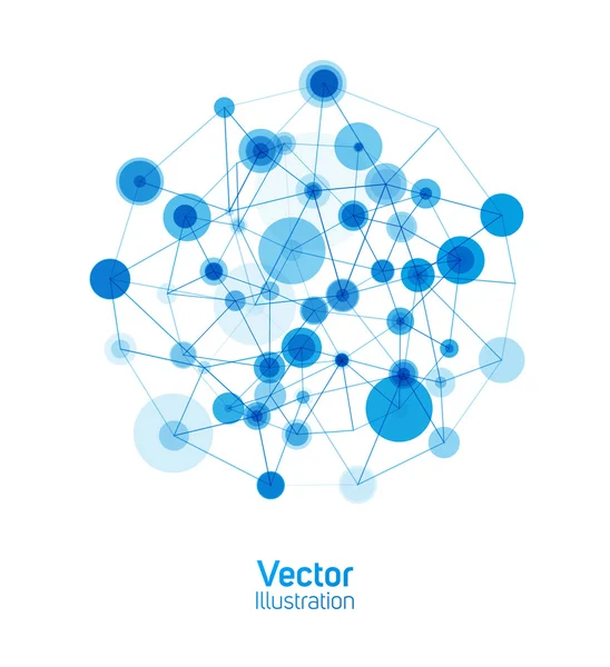 Digitális kapcsolat háttér — Stock Vector