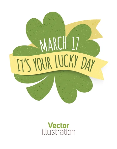 St. Patrick's holiday background — Stock Vector