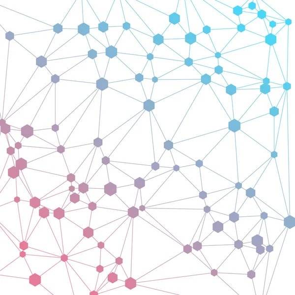 Digitaler Hintergrund der Verbindung — Stockvektor