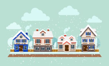 Kar kış, binalarda