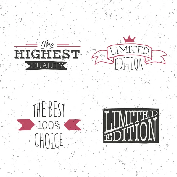 Hipster Logo Set — Stockvektor