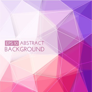 Çizgiler ve üçgenler ana unsurları.