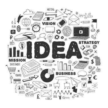 Büyük set iş ikonları/simgeleri