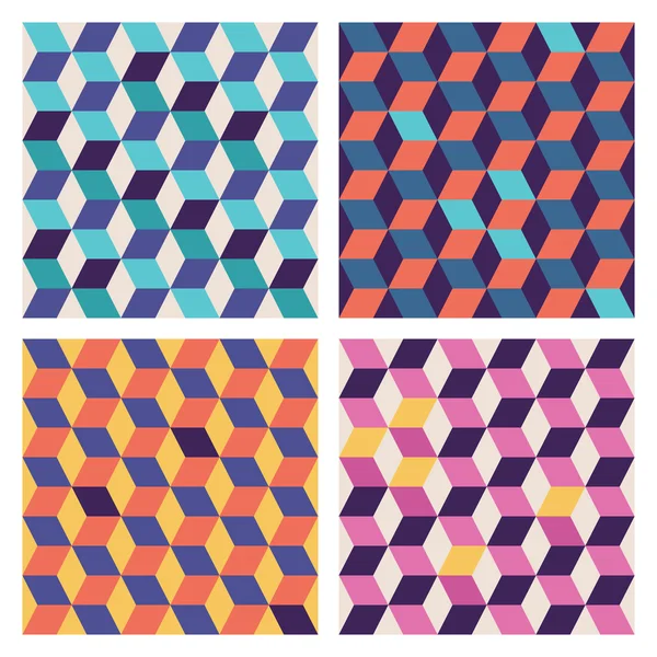 Set of isolated patterns. — Stock Vector