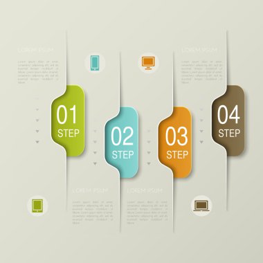 Infographic chart vector design