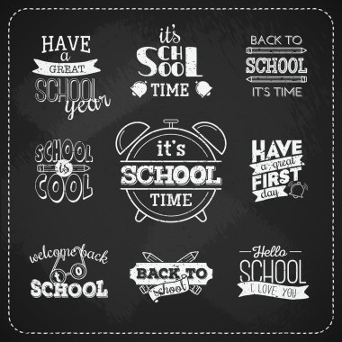 Rozetleri, etiketleri kümesi