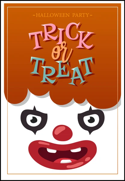 Vector halloween postcard — Stock Vector