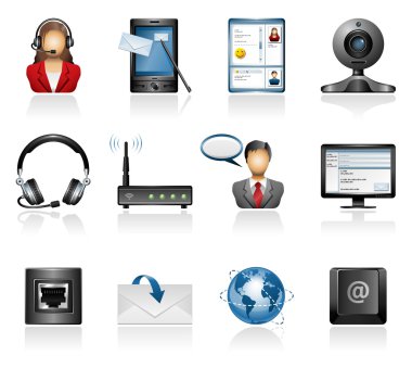 iletişim Icon set
