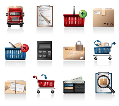 alışveriş Icon set