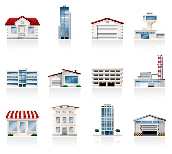 Buildings — Stock Vector