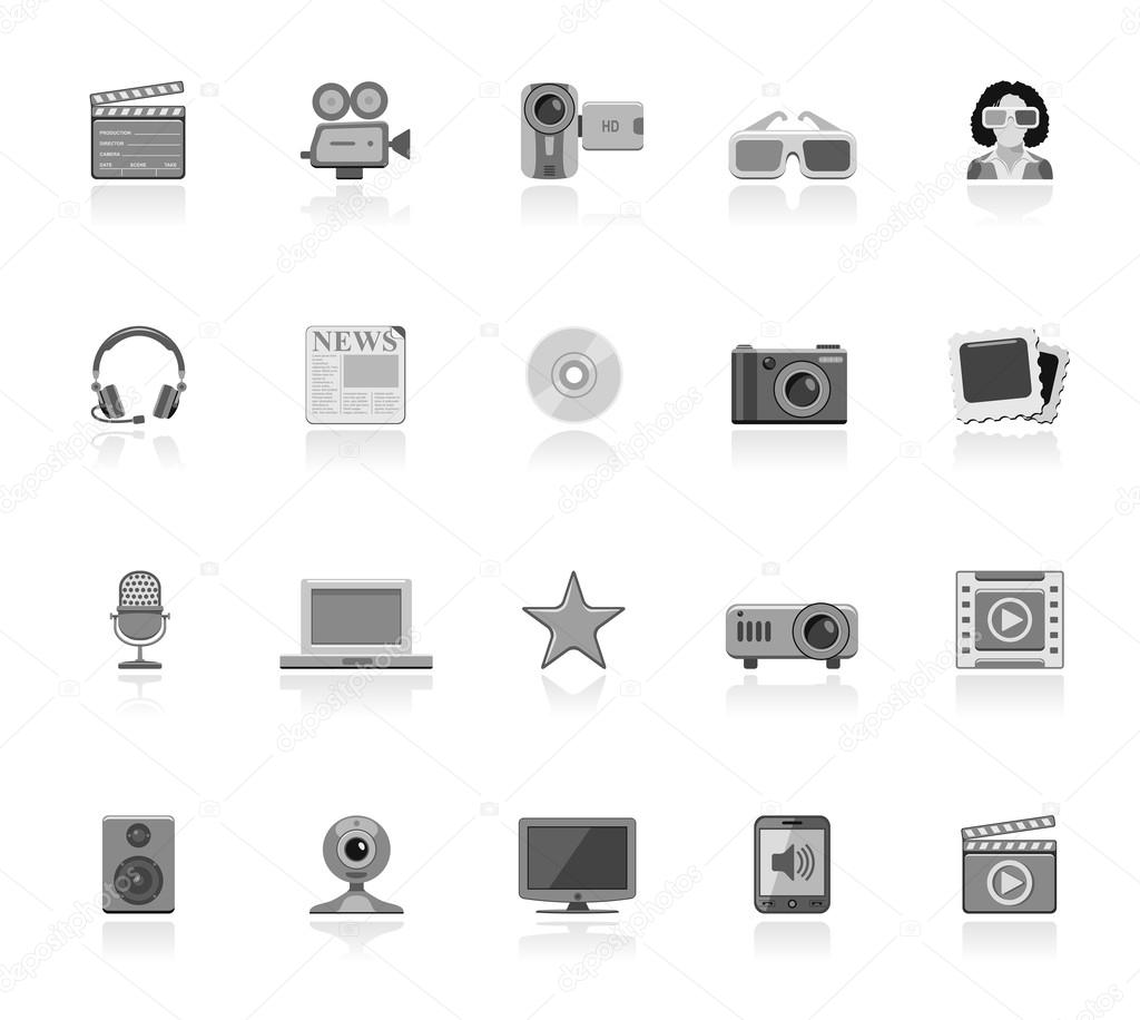 Simple Icons: Multimedia