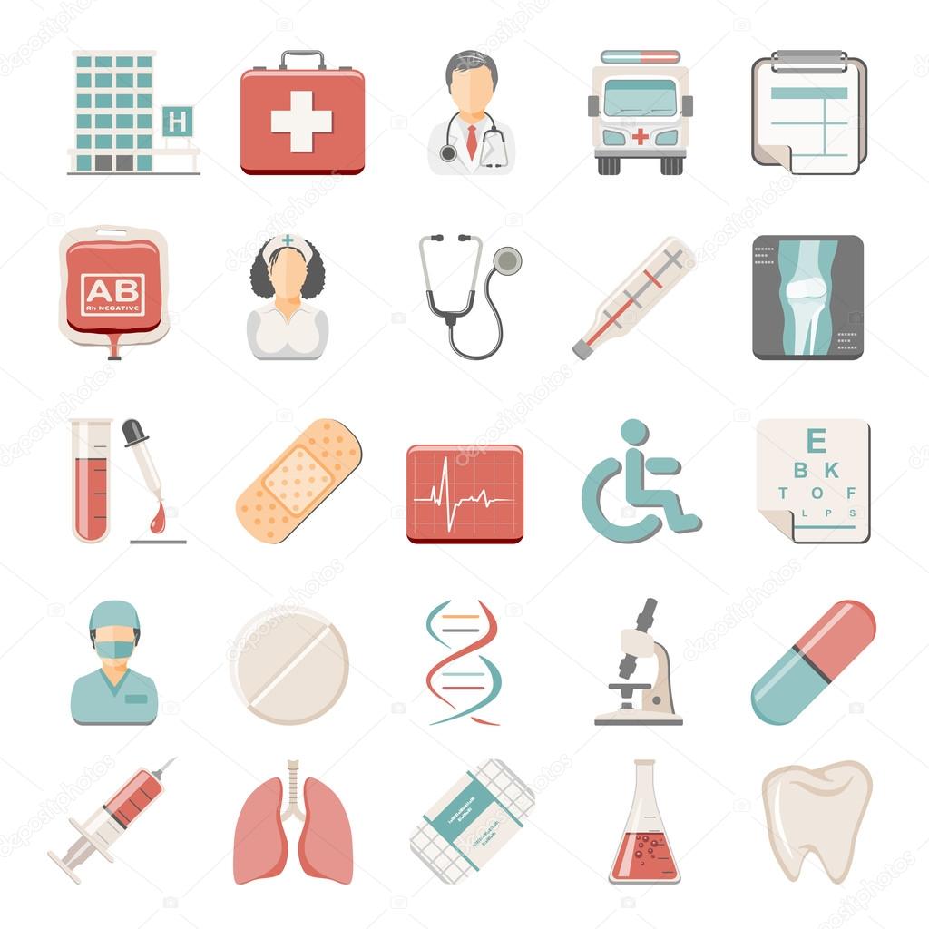 Flat Icons - Medical