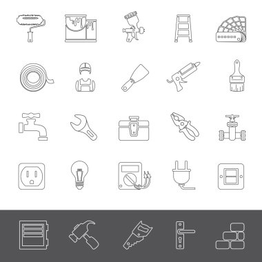 Satır simgeler - ev onarım