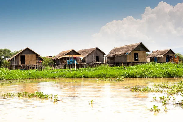 Burmese Palafittes — Stock Photo, Image